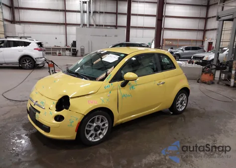 2012 Fiat 500 Pop из США, поврежденный, VIN 3C3CFFAR3CT131110